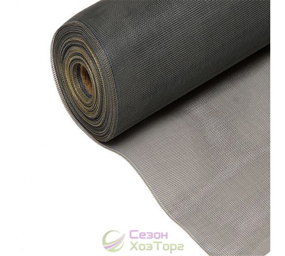 Сітка москітна Євро 1,2*30м (сіра, біла)